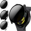 Чехол для Samsung Galaxy watch 6 44мм 40мм Закаленное стекло ПК бампер Защитная крышка Анти-шпион Ударопрочный протектор экрана чехол для galaxy watch6