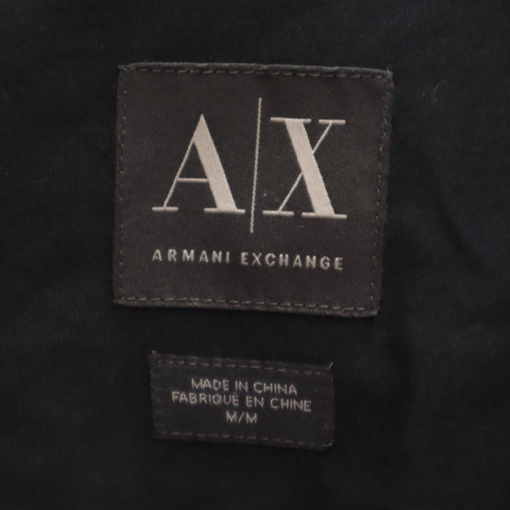 Armani Exchange Хлопковая рубашка с длинным рукавом M черная Мужская Б/У