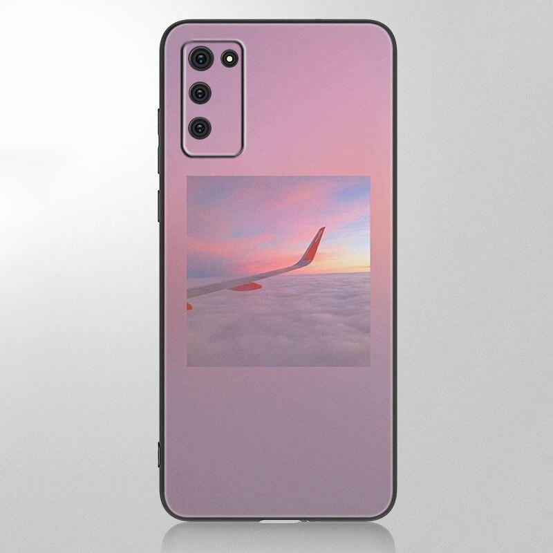 Чехол для Samsung Galaxy A12 A02S A22 A32 A52 A72 A71 A51 A41 A31 A21 A11 A50 A70 A10S A20S, черный чехол