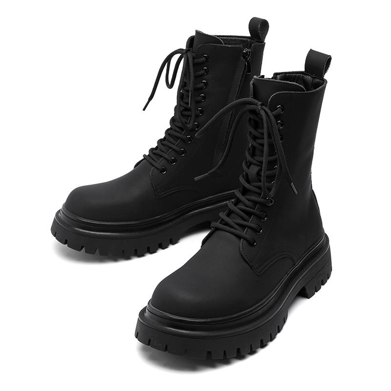 Большие высокие ботинки Martin мужские осенние новые на толстой подошве с британским ветровым локомотивом короткие ботинки 2860-R