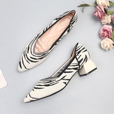 Модные дышащие леопардовые сетчатые балетки на низком каблуке с острым носком, слипоны, повседневные лоферы, женские туфли-лодочки, мокасины, обувь для ходьбы 2025