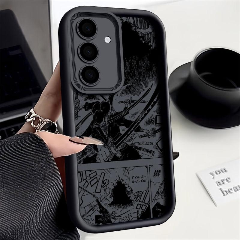 Чехол для телефона с Ророноа Зоро из манги для Samsung S26 S25 S24 S23 S21 S20 Ultra One Pieces для Galaxy S25 S24 FE S26 Plus Силиконовый чехол
