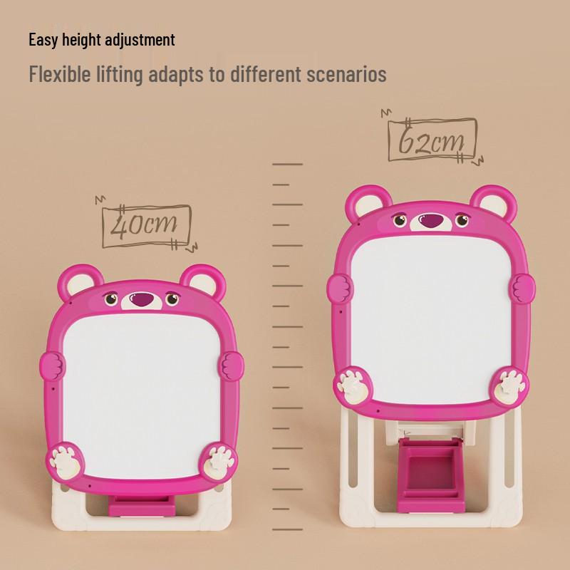 Детский двухсторонний мольберт для рисования и письма с мелками