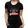Женская футболка с логотипом Kenworth Круглый вырез Уличная одежда Футболки Женские футболки Короткая летняя одежда Топы