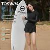 Женский слитный купальник TOSWIM с длинным рукавом и защитой от солнца, с разрезом
