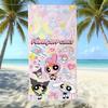 Cartoon Flying Little Policewoman Microfiber Beach Towel Quick-Drying Water-Absorbing Children'S Swimming Bath Towel Travel Portable Large Ruler
