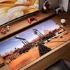 HYBXAXC Satisfactory Mouse Pad Cartoon Lockedge Large Gaming Pad Computer Gamer Keyboard Mouse Mat Desk Mousepad for PC Desk Pad