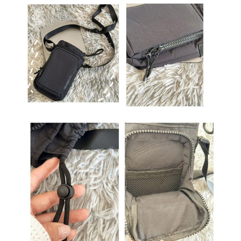 Purse Drawstring Bag Water Bottle Holde Water Cup Bag Casual Mobile Phone Bag  Camping Accessory