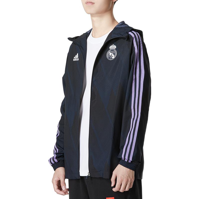 adidas Куртка Real Madrid C.F. Мужская Синяя HD1334