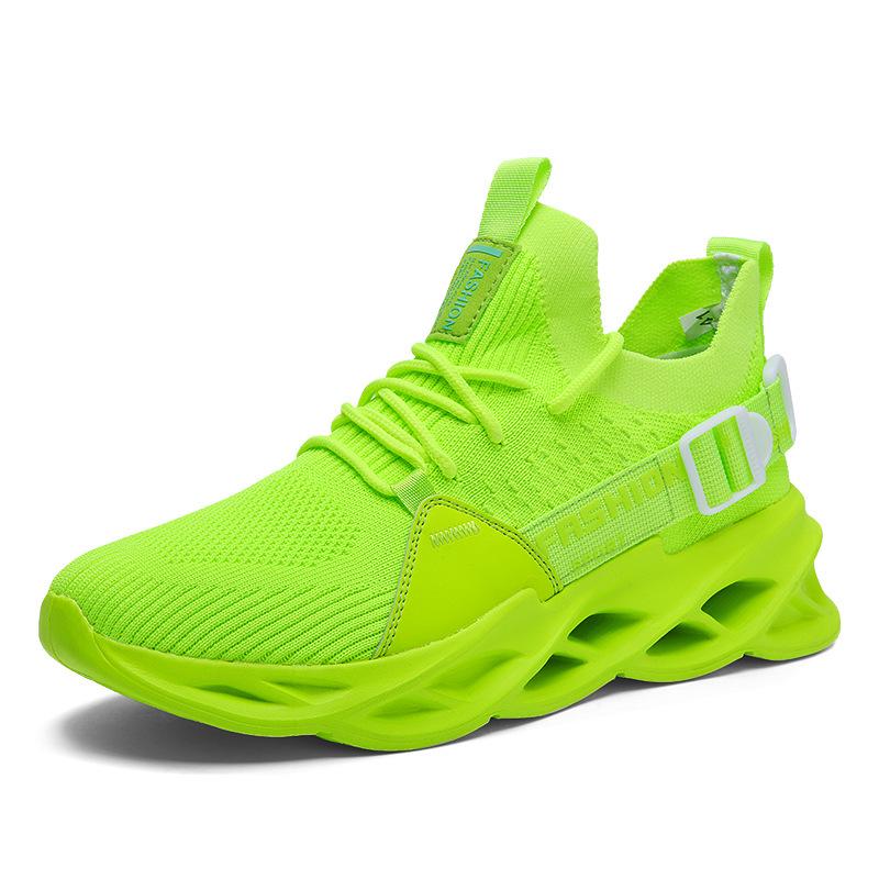 Большой размер 46 Blade Shoes Весенние кроссовки Flyweave Mesh Повседневная обувь
