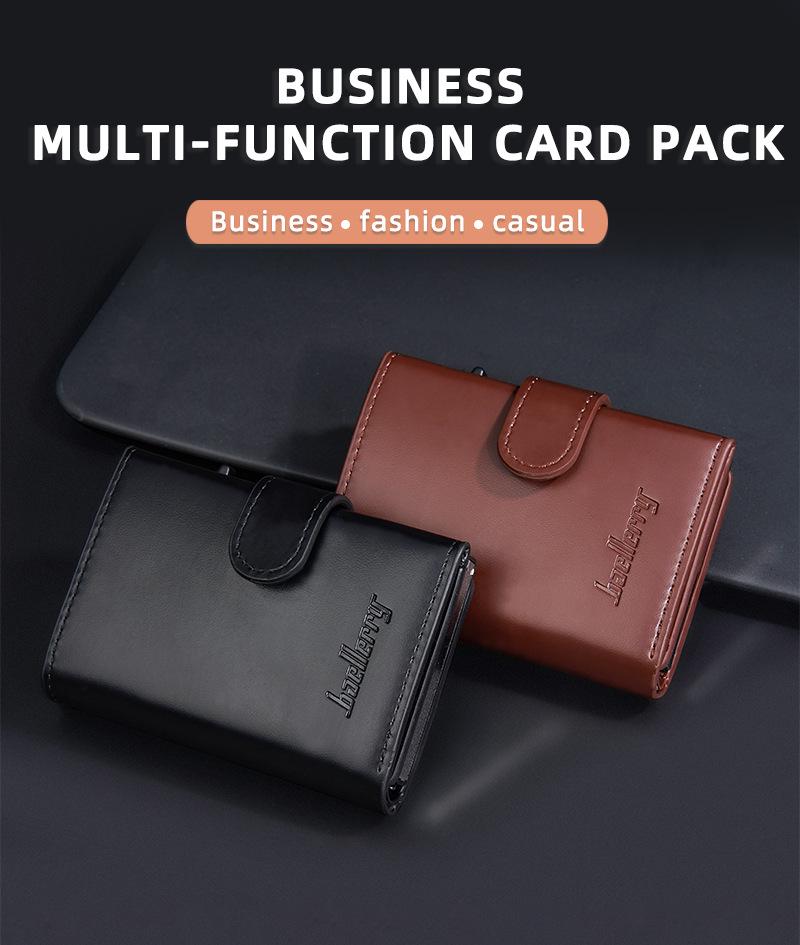 Мужской кошелек-кардхолдер Baellerry с RFID-защитой и отделением для монет