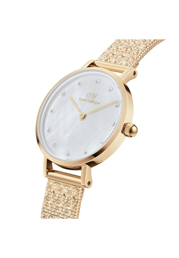 DANIEL WELLINGTON Petite 28 Pressed Studio Lumine MOP White Crystal DW Watch Mother of Pearl Watch Gift for Her Brand Watch Simple Luxury Watch