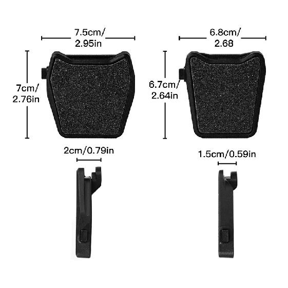 Rrskit For K-E-O Bike Pedals Adapter Non Slip Locking Plate Pedal Converter Bicycle For Shimano Spd Pedals Self-locking Pedal