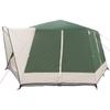 7 Person Family Tent with Roof Green 400 x 350 x 212 cm