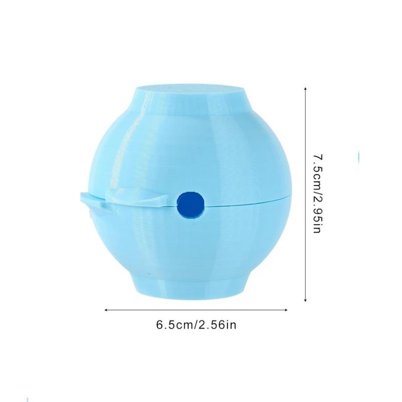 Синяя круглая форма для прессования и формования торта, 3D-печатная пластиковая форма-шар, инструмент-рамка для выпечки кондитерских изделий и шоколада для вечеринок, свадеб, десертов