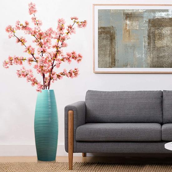 Yousheng 3 шт. искусственные ветки сакуры, многоразовые искусственные шелковые стебли сакуры, розовые или белые ветки сакуры для вазы, свадьбы, домашней вечеринки