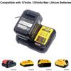 Зарядное устройство для литиевых аккумуляторов DCB112 18V 20V Конвертер База Адаптер аккумулятора Пластик Электроинструмент Аксессуар
