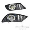For Mercedes Benz W204 C230 C300 C350 LED Bumper Fog Lights W/ Cover Angel Eye