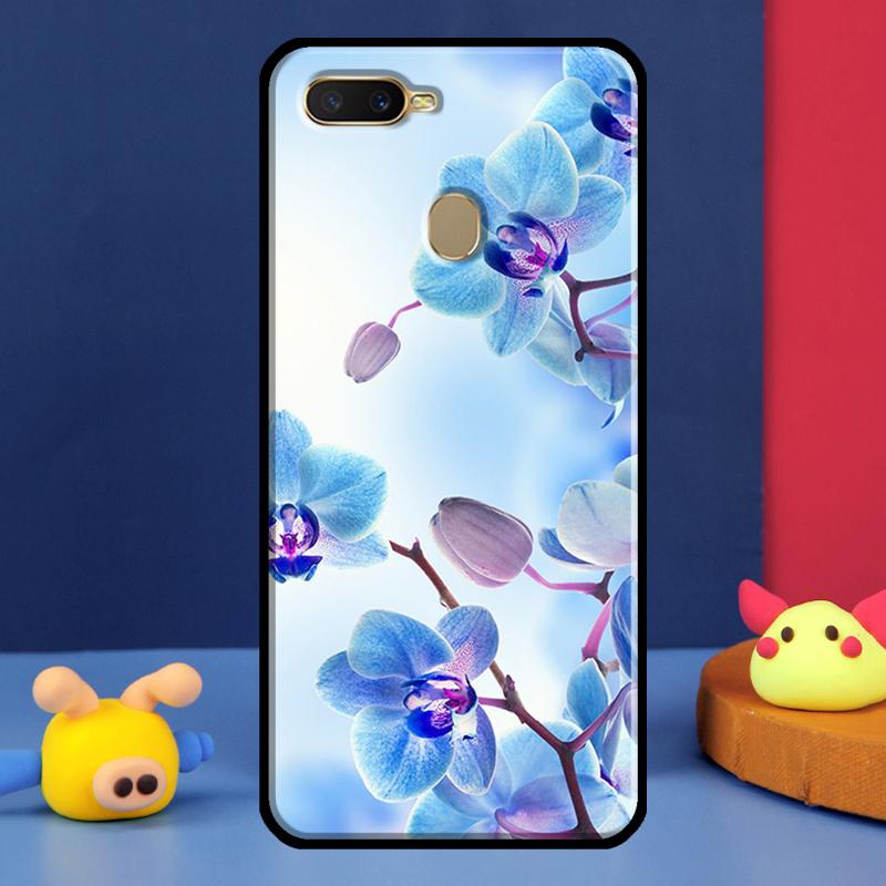 Цветной чехол с цветами орхидеи для Oppo A91 A5 A9 A16 A76 A96 A58 A78 A98 A52 A72 A74 A94 A54 S A57 A77 A15 A17
