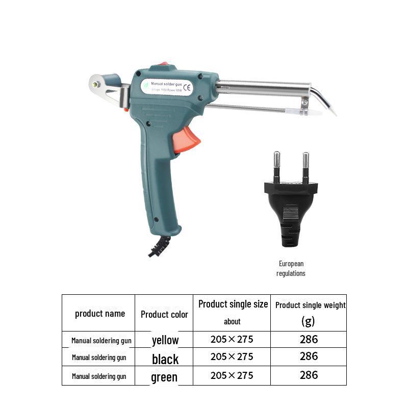 Паяльник с внешним нагревом мощностью 60 Вт для ремонта печатных плат и светодиодных лент