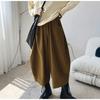 Autumn Casual Harem Pants Women Cotton High Waisted Trousers Retro Loose Bloomers Women's Oversize Pants Baggy Sweatpants