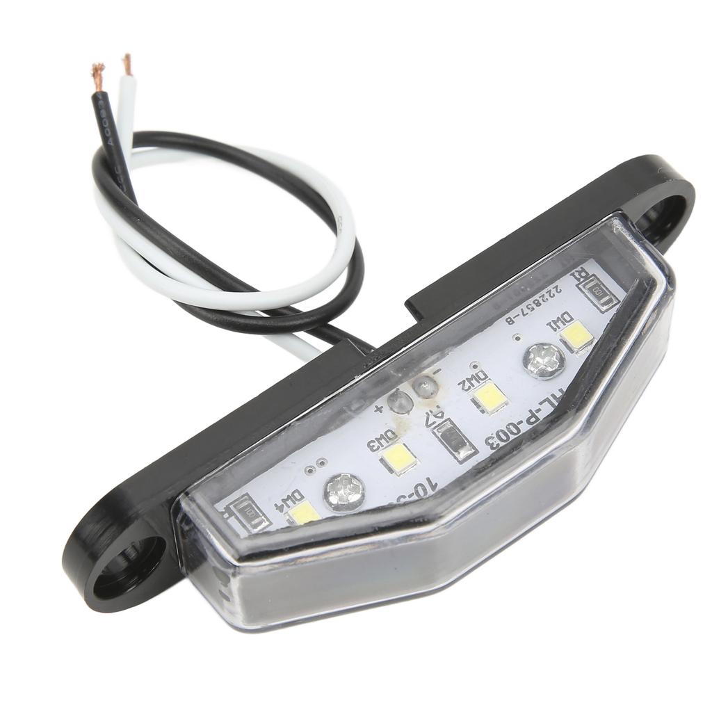 4?LED License Plate Light 10?30V IP67 Waterproof Durable Lamp for Trailer RV Van Truck