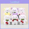 Cherry Plush Rabbit Toy Pp Cotton Stuffed Animal Keychain For Kids Gift