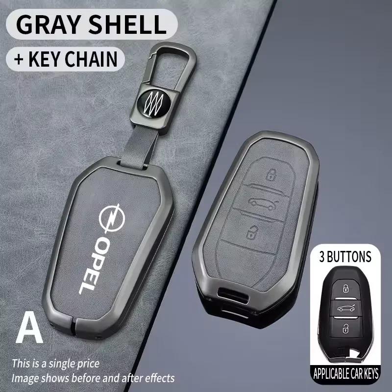 ltzjw3 NEW Car Remote Key Case Fob Cover Holder Shell Bag For Opel Mokka Corsa Astra Combo Grandland Insignia Frontera Accessory