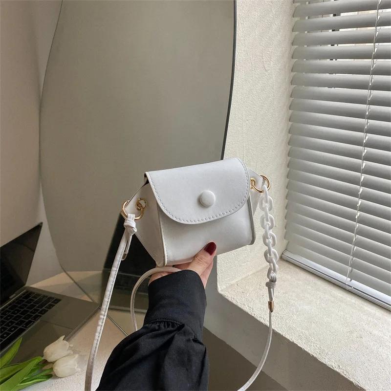 Модные мини-сумки на плечо из искусственной кожи, однотонные сумки для женщин, карты для монет, наушники, сумки-органайзер Lpstick, сумки через плечо