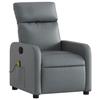 VidaXL Reclining Massage Armchair, Chair with Footrest, Seat with Backrest and Armrests Living Room, Modern, 374193