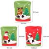 Party Xmas Elk Santa Claus Chair Back Covers Chair Cover Christmas Decoration New Year Decor
