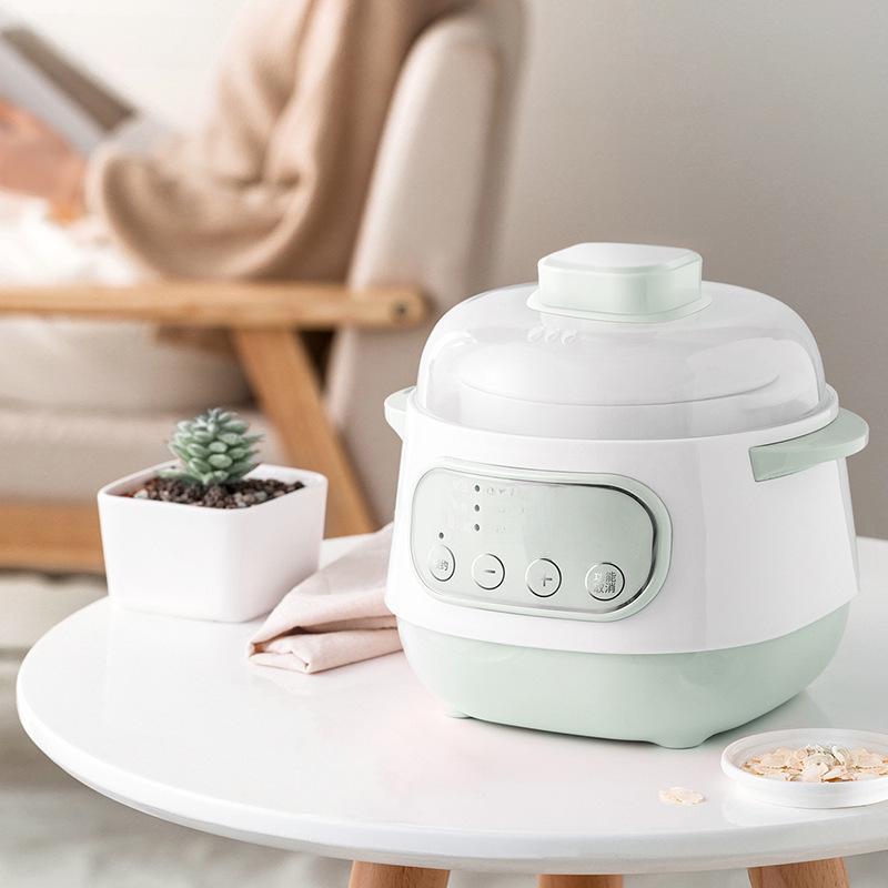 Мини-электрическая кастрюля «Птичье гнездо» - Водонепроницаемая керамика, Здоровое тушение, Маленькая бытовая техника, Подарок