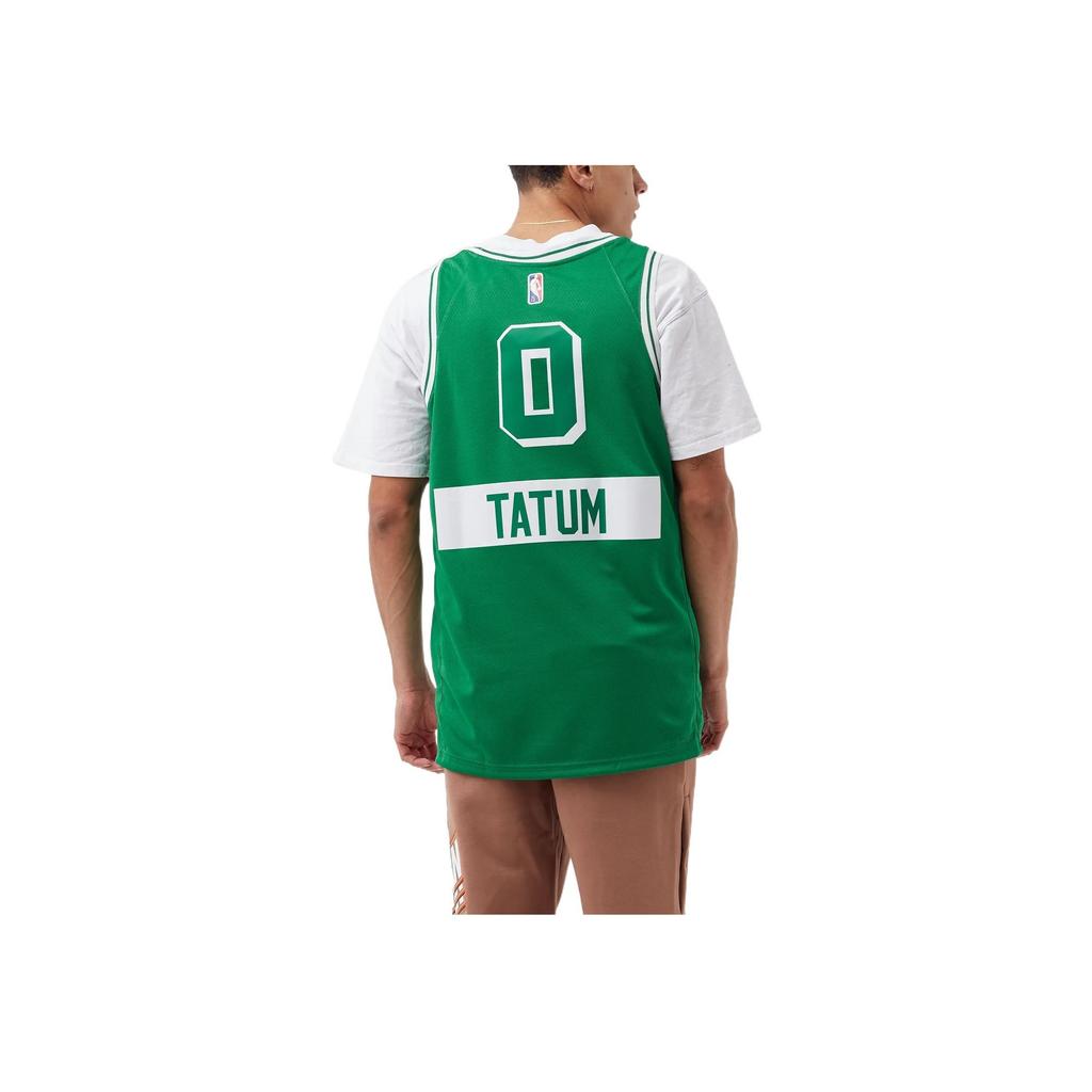 Nike Boston Celtics Jayson Tatum City Edition Swingman Jersey Green/White Men Streetwear DB4019-321