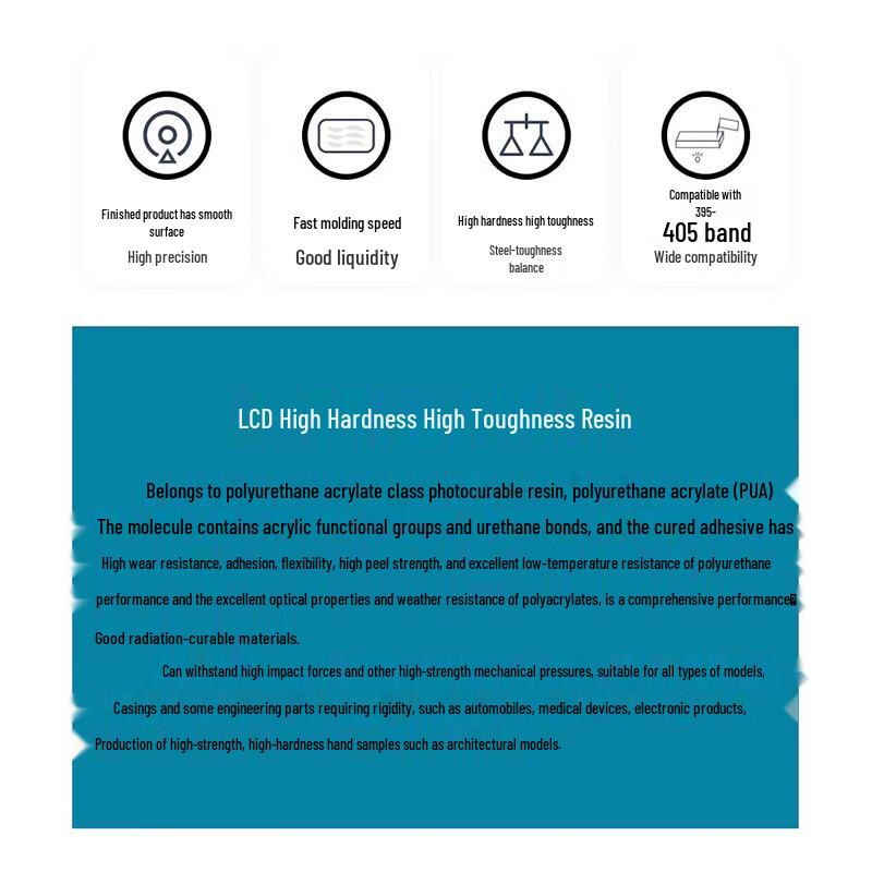 Puwey High Toughness ABS-Like 3D Printing Resin