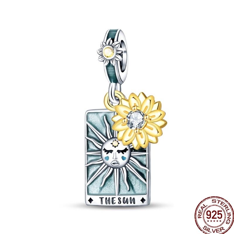 Шармы Медь Карта Таро Дьявол Отшельник Колесо Фортуны Солнце Звезда Подвеска Подходит для Браслетов Ожерелья DIY Ювелирные изделия