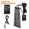 Neon LED Car Interior Ambient Foot Strip Light Kit Accessories Backlight Remote App Music Control Auto RGB Decorative Lamps