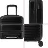 Set of 3 Rigid Suitcases (L-76cm) (M-66cm) (S-56cm) TRN BLACK