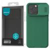 Armored Case Nillkin Camshield Pro Magnetic Case For iPhone 15 Pro Max With Camera Cover - Green