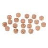 20pcs Cork Trumpet WaterKey Spit Valve Musical Instrument Bottom Piston Valve Cap for Trumpet Water Key Replacement