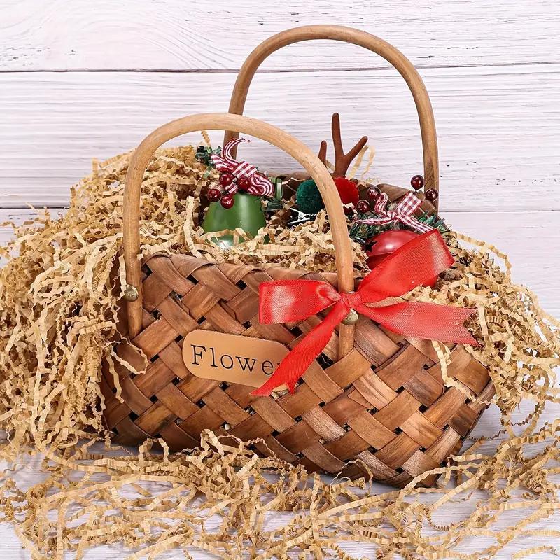 500 г крафт-бумага гофрированная резаная бумага наполнитель для подарочных коробок наполнитель для подарочных корзин праздничная упаковка