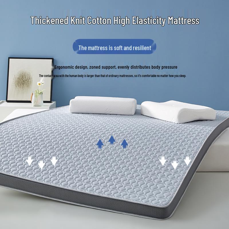 Thick Soft Latex Tatami Mattress Pad for Dorms and Single Beds