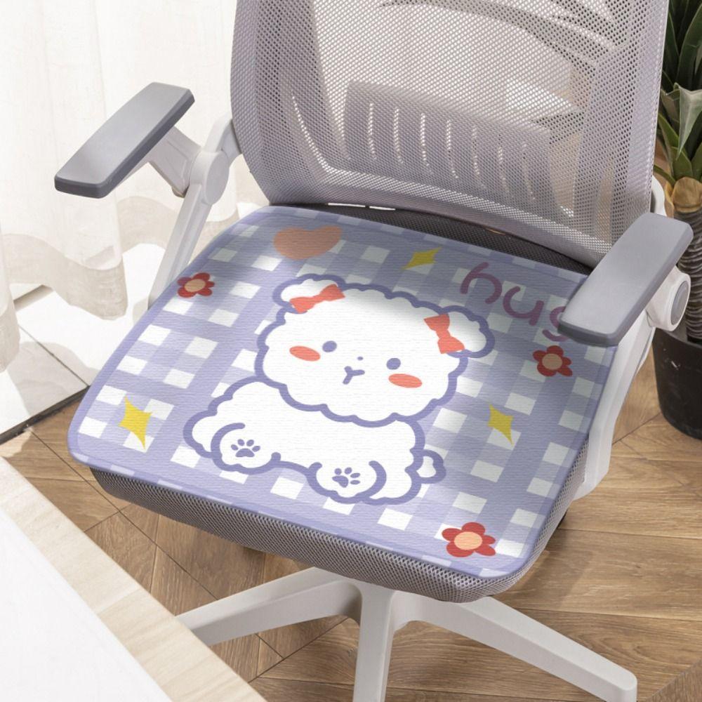 Universal Square Shape Pet Ice Pad Cute Cartoon Pet Bed Pad Breathable Dog Cooling Mat Dog Accessories