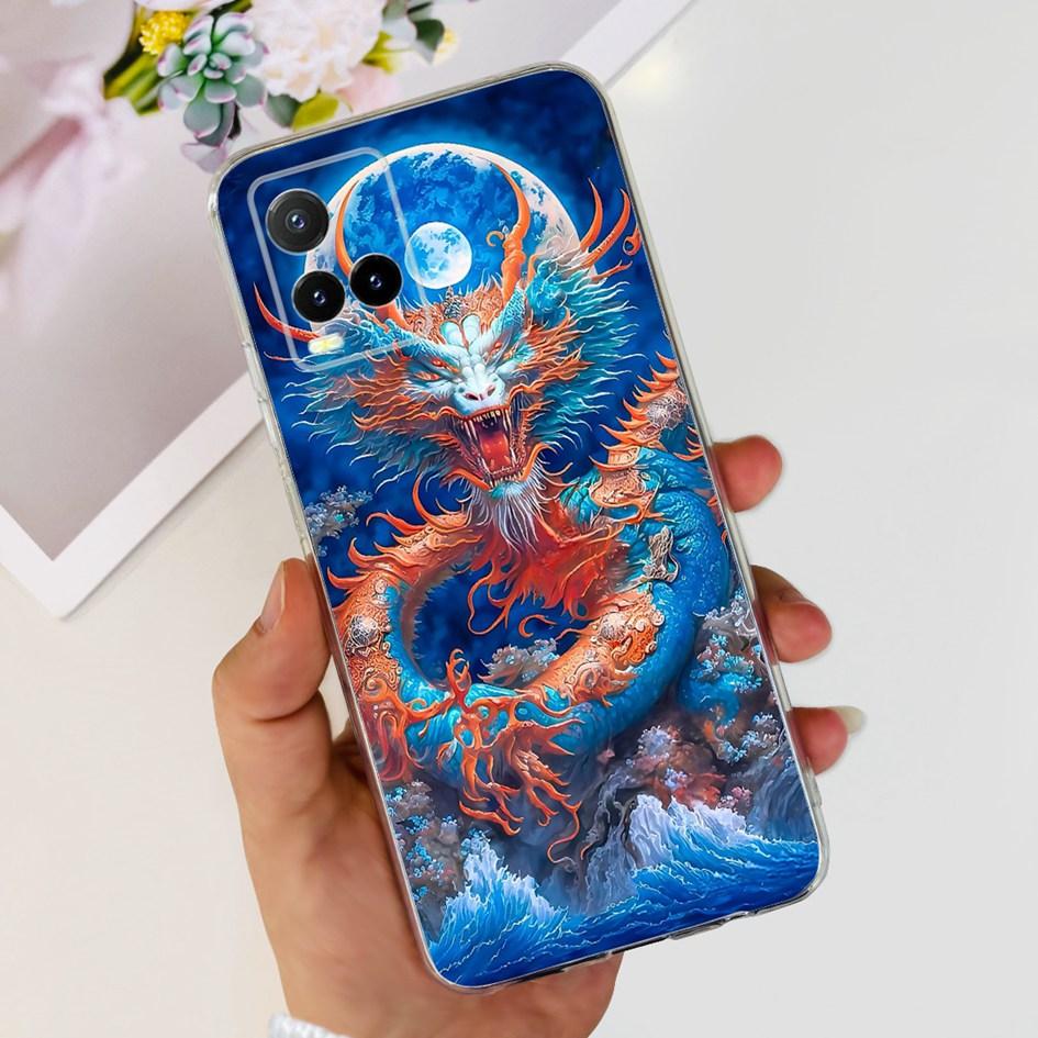 For Vivo Y33s V2109 Case Y21 2021 V2111 Cover Fashion Flower Soft Clear Silicone Slim Fundas For Vivo Y21t Y33t Y21a Y21s Bumper