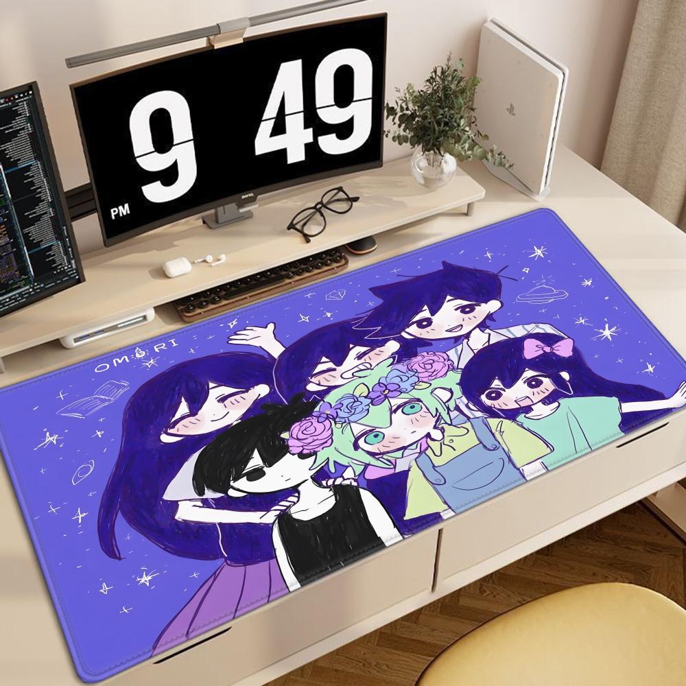 Горячая Игровая Мышь Oomori RGB Коврик для Мыши Большой Игровой Коврик для Мыши Kawaii Милый Настольный Коврик Высококачественный Коврик для Клавиатуры Esports 1000x500 Коврик для Мыши