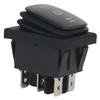 1pc 12V 12A Car Boat ON-OFF-ON SPST 6 Pin Rocker Toggle Switch Waterproof