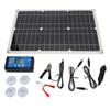 100W 18V Solar Battery Trickle Charger Maintainer Portable USB Controller Monocrystalline Panel