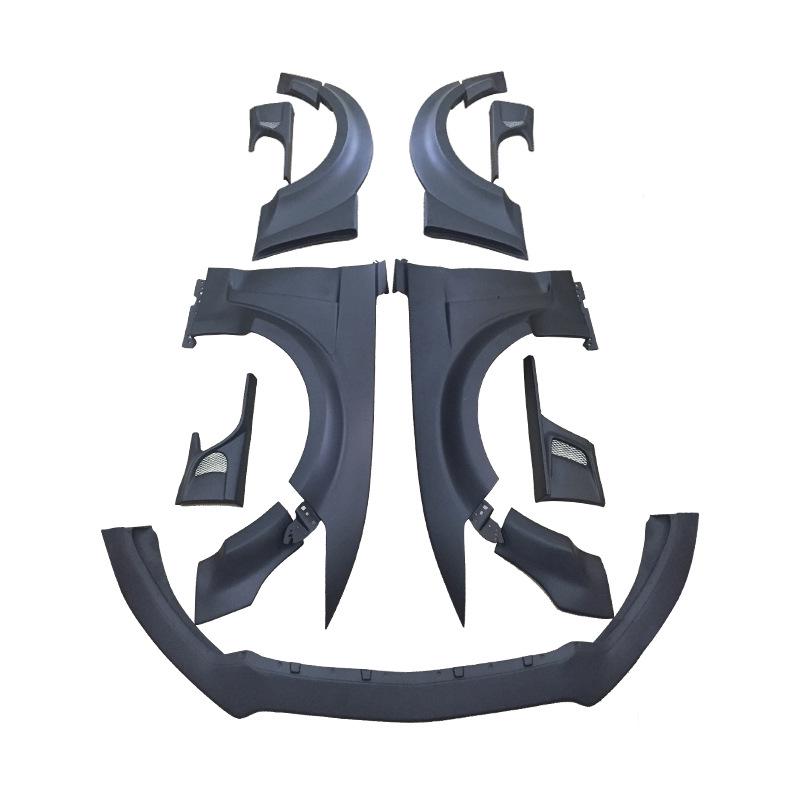 15-17 Ford Mustang Wide Body Kit: Front Lip, Side Skirts, Rear Wing