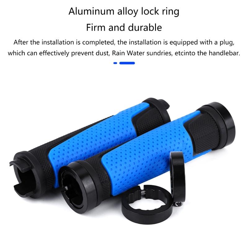 1 пара ручек руля для горного велосипеда, резиновые накладки для руля