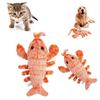 USB Charging Lobster Cats Toy Dancing Moving Dogs Interactive Toys Plush Electric Pet Toys Outdoor