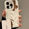 Чехол для телефона с узором коричневой таксы, мятой текстурой, для iPhone 17 16 15 14 13 12 11 Pro Max Air Plus, мягкая силиконовая задняя крышка